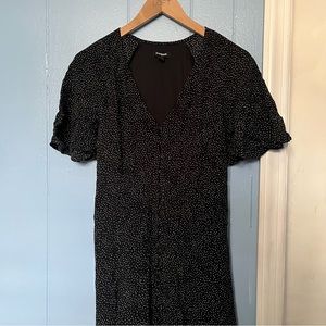 Express Polka Dot Maxi Dress